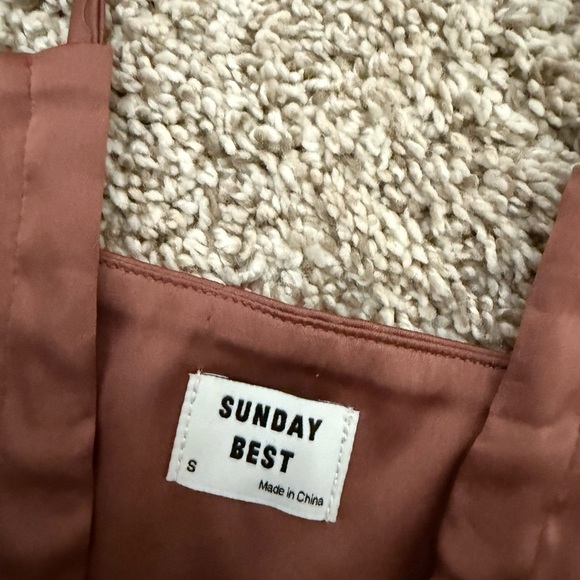 Sunday Best brown satin Halter Top - Picture 4 of 4